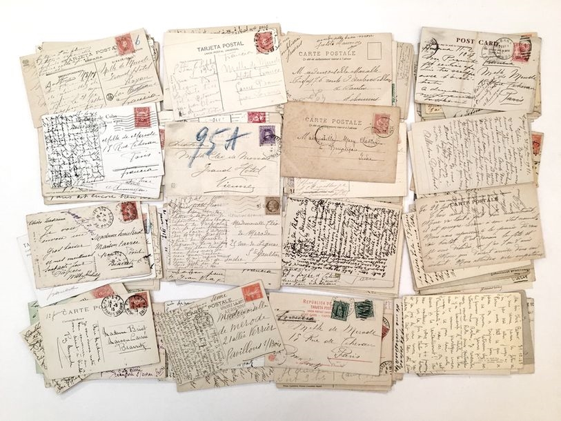 Artwork by Cléo de Mérode, Cléo de MÉRODE (1875-1966) and others. Correspondence, circa - Lot 149