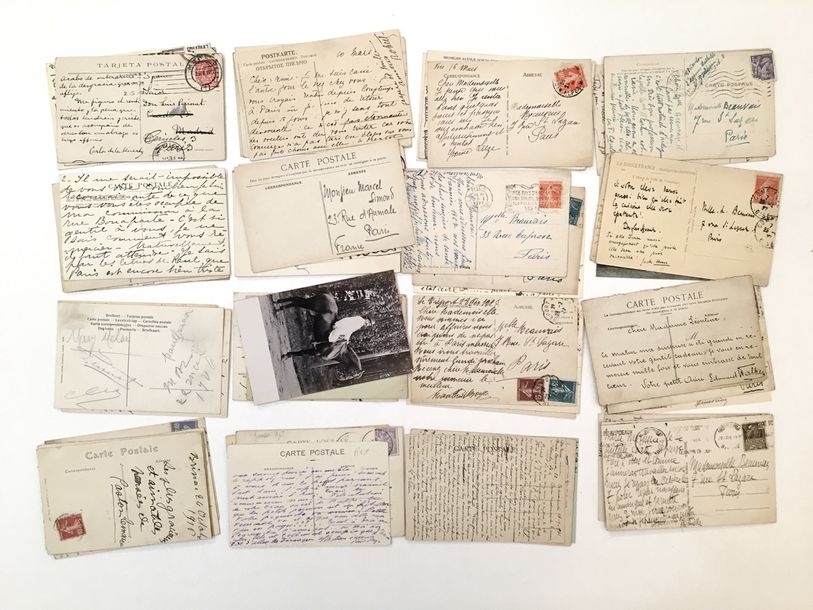 Artwork by Cléo de Mérode, Cléo de MÉRODE (1875-1966) and others. Correspondence, circa - Lot 149