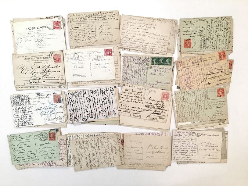 Artwork by Cléo de Mérode, Cléo de MÉRODE (1875-1966) and others. Correspondence, circa - Lot 149