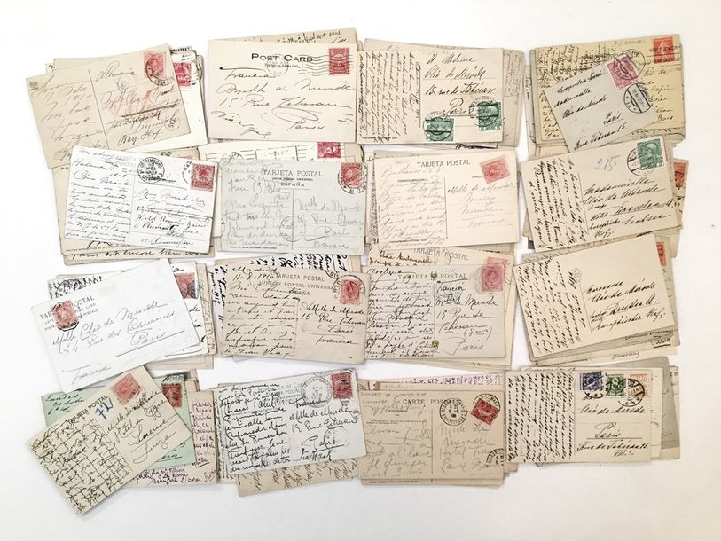 Artwork by Cléo de Mérode, Cléo de MÉRODE (1875-1966) and others. Correspondence, circa - Lot 149