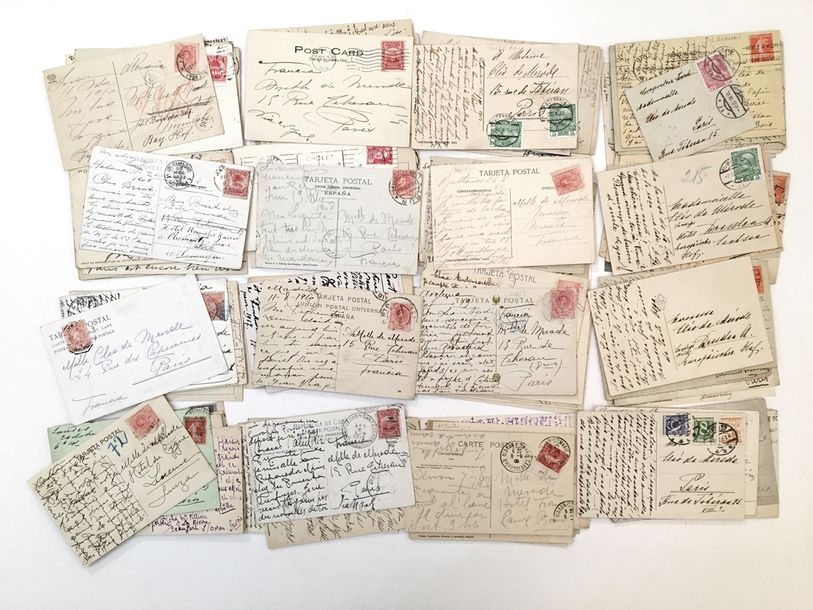 Artwork by Cléo de Mérode, Cléo de MÉRODE (1875-1966) and others. Correspondence, circa - Lot 149