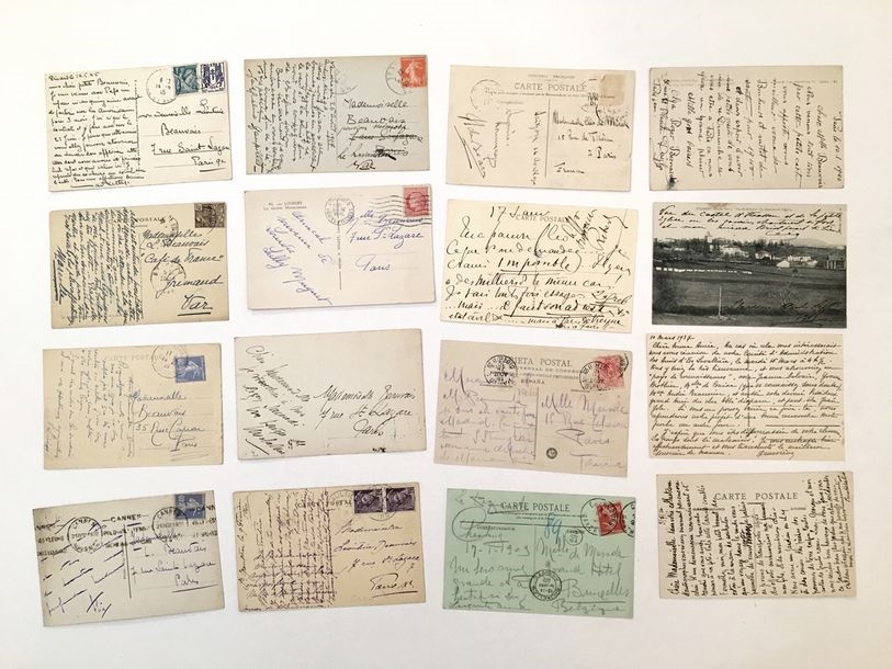 Artwork by Cléo de Mérode, Cléo de MÉRODE (1875-1966) and others. Correspondence, circa - Lot 149