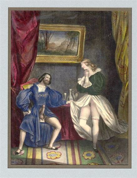 Achille Devéria | Achille DEVÉRIA (1800-1857) and his friends. The