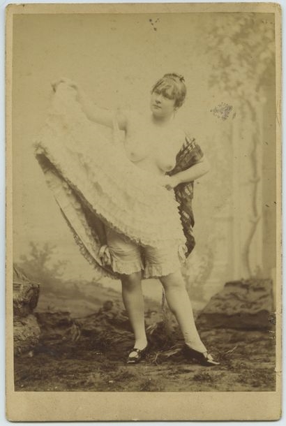 Artwork by Louis Victor Paul Bacard, [Louis Victor Paul BACARD, attributable to]. La Goulue, circ - Lot 327, Made of Silver print