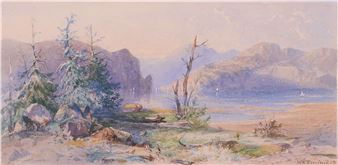 NEAR LAKE GEORGE, LAKE HURON; 1876 - William Nicoll Cresswell