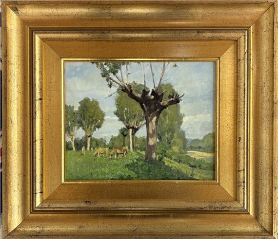 PAESAGGIO CON MUCCHE