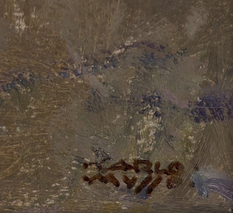 Artwork by Carlo Musso, ULTIMA NEVE, Made of oil on board