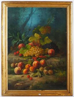 SUREAU (XIX-XXe)
Nature morte aux fruits
Huile sur toile signée e... - Sureau