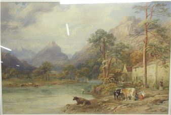 A View at the Head of Derwentwater - Henry Gastineau