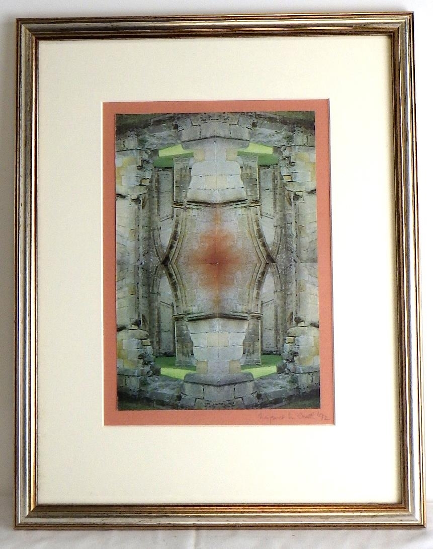 Artwork by Margaret McCreath, Tranquility, Made of photo collage prints