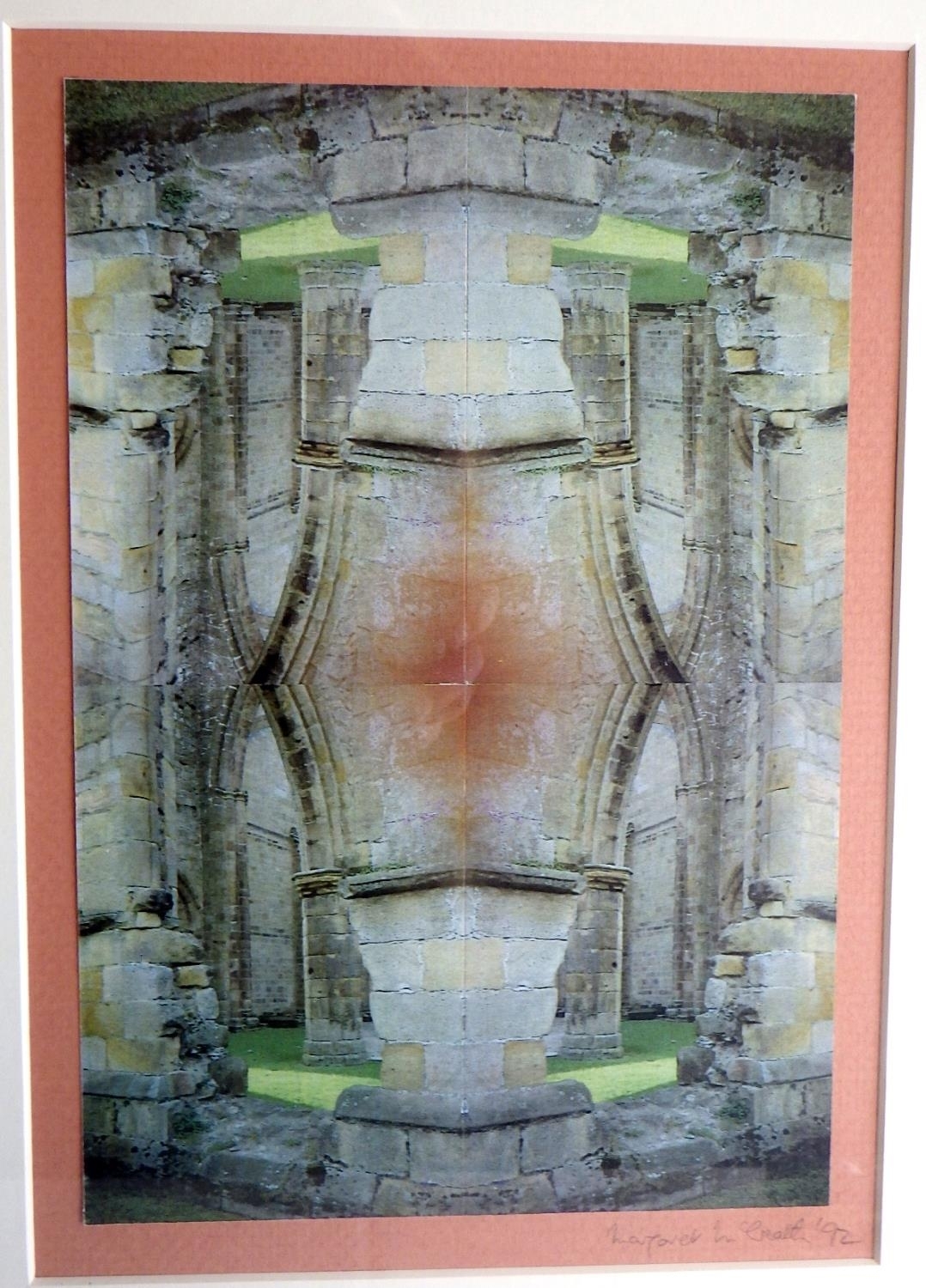Artwork by Margaret McCreath, Tranquility, Made of photo collage prints