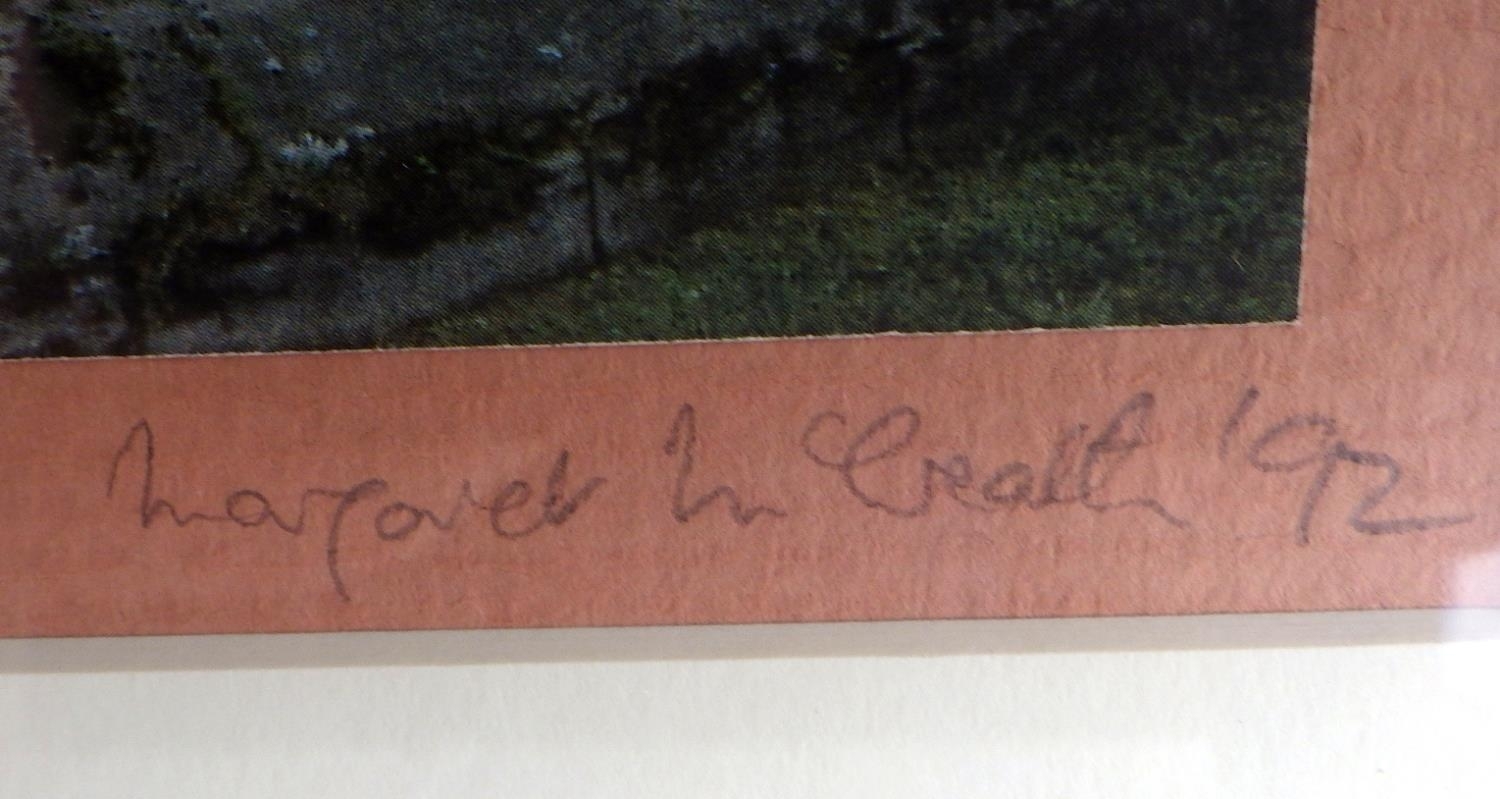 Artwork by Margaret McCreath, Tranquility, Made of photo collage prints