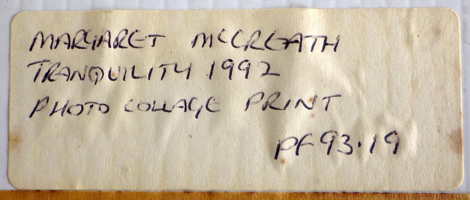 Artwork by Margaret McCreath, Tranquility, Made of photo collage prints