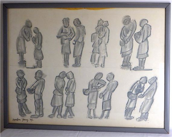 Figure Studies 1 For Foundation Stones - Gordon Young