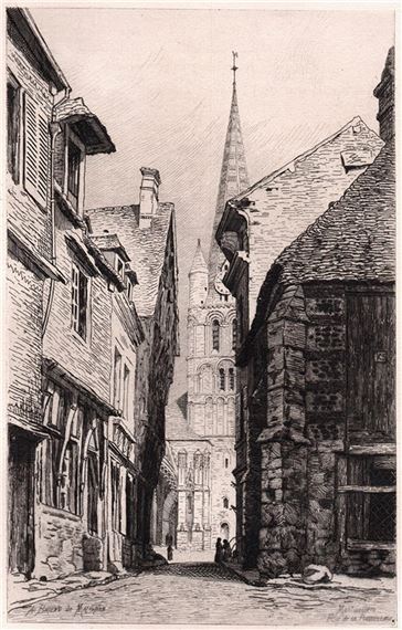 A. Briend | Rue De La Poissonnerie, Montivilliers (1875) | MutualArt