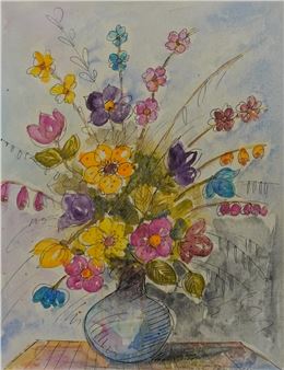 Vase of Flowers - G. Benelli