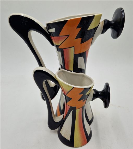 LORNA BAILEY Extra Large 30cm DOUBLE JUG by Lorna Bailey