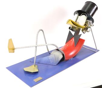 H : 45.5 cm D : 81.5x35 cm - Georges Goupy