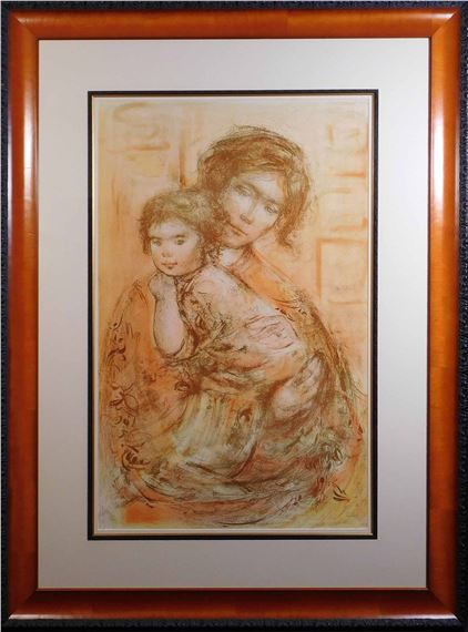 Edna Hibel | Mother and Child | MutualArt