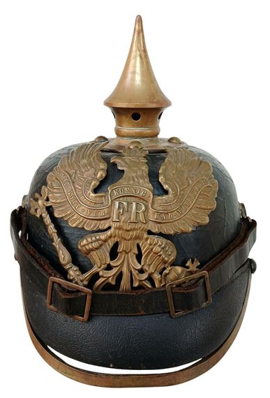 Carl Fischer | A 1891 Pattern Prussian Pickelhaube. With Wappen plate ...