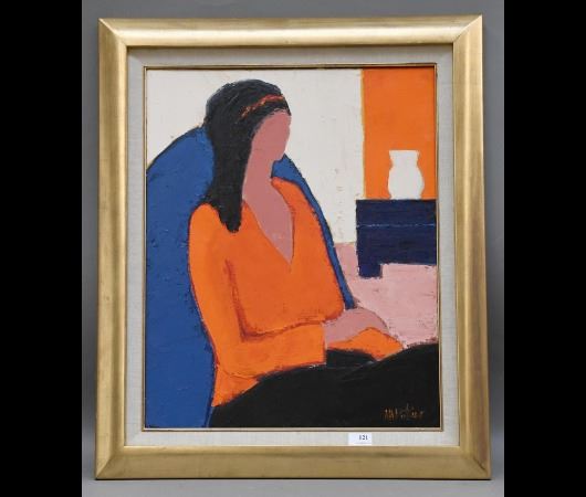Maurice Potier | Portrait de dame (1990 - 1996) | MutualArt