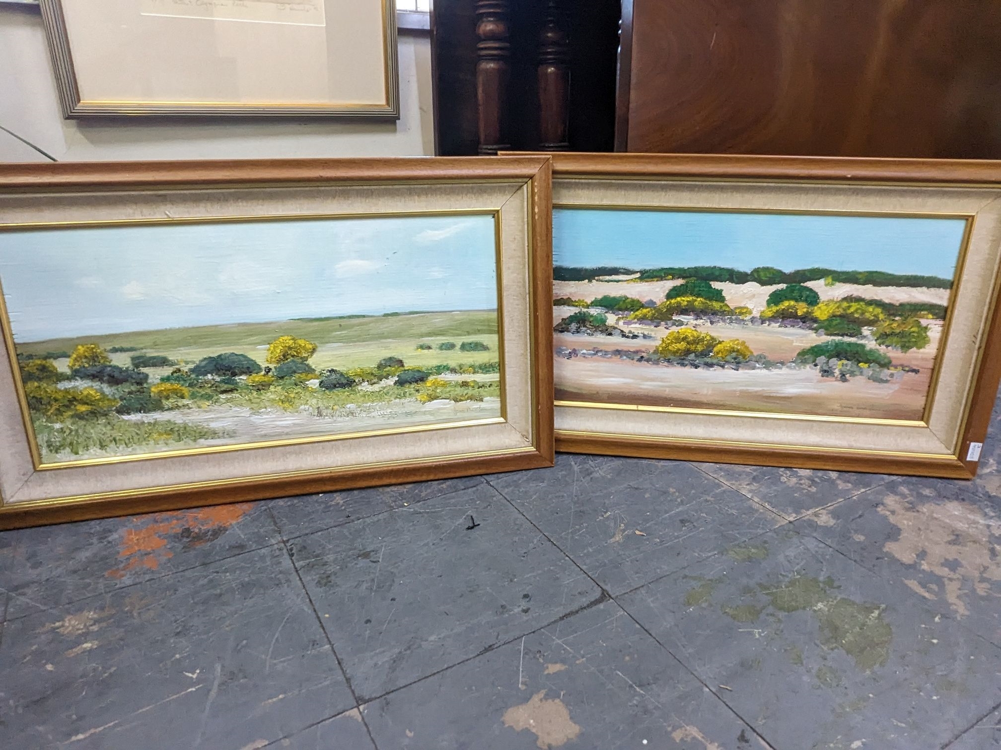 Artwork by James Bruce, JAMES BRUCE THOMASON, Made of oil on board