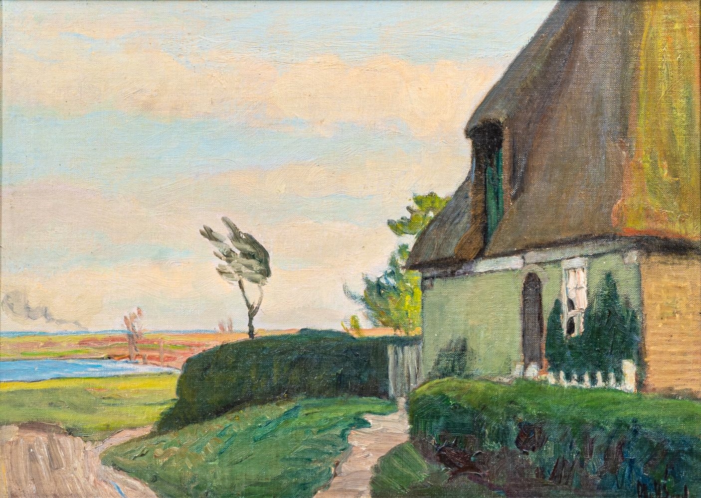 Otto Heinrich Engel | Small House in Nieblum (1902 - 1932) | MutualArt