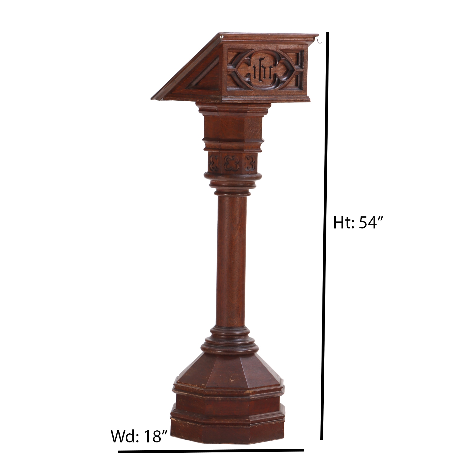 Gothic | Oak Lecturn with Gothic motifs (Circa 1900) | MutualArt