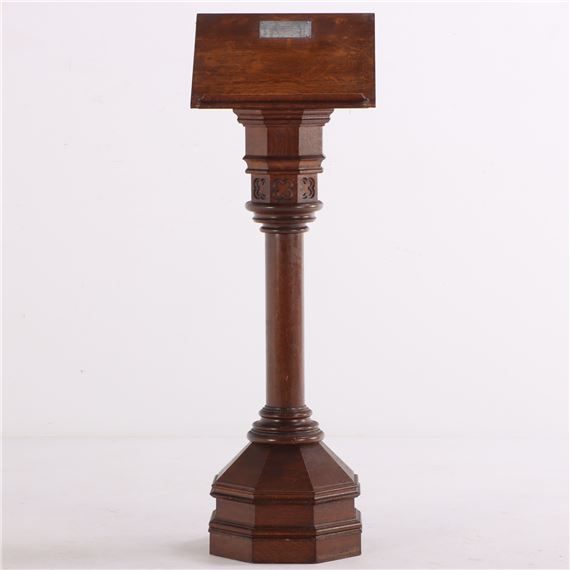 Gothic | Oak Lecturn with Gothic motifs (Circa 1900) | MutualArt