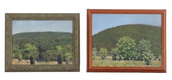 Two oil on canvas paintings - Richard Lewis Crozier