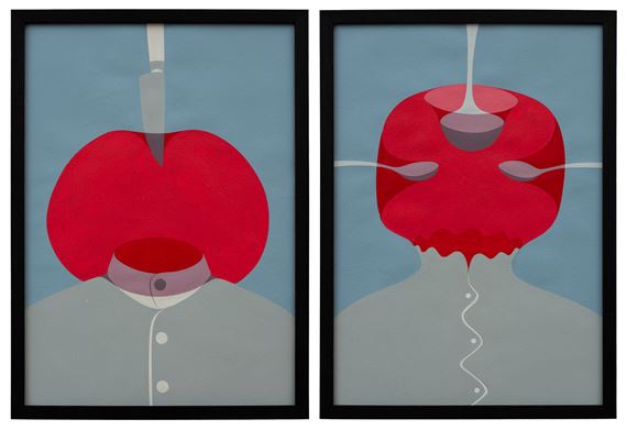 Untitled (diptych by Alexandru Paul, 2024