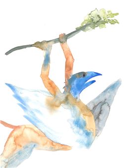 Makiko Furuichi: Plus un oiseau qu'un ange - Les Filles du Calvaire, Paris (rue des Filles-du-Calvaire)