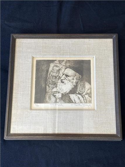 Charles Bragg | Rabbi With Torah | MutualArt