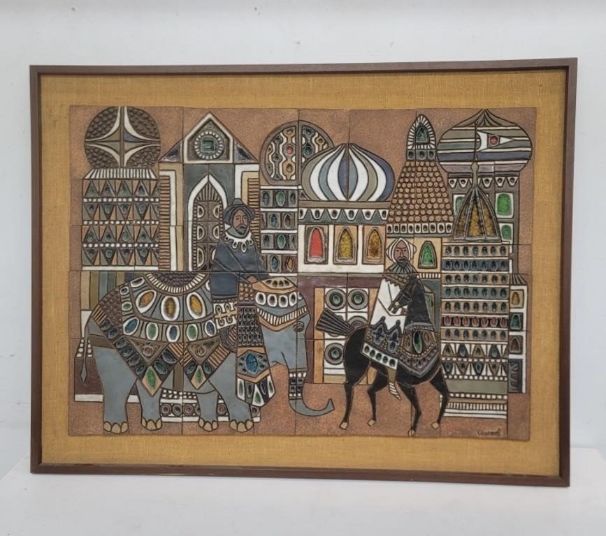 Artwork by Raul Coronel, Untitled, Made of glazed ceramic tiles