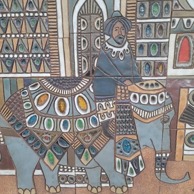 Artwork by Raul Coronel, Untitled, Made of glazed ceramic tiles