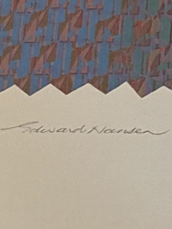 Artwork by Edward Hansen, Untitled, Made of exhibition poster