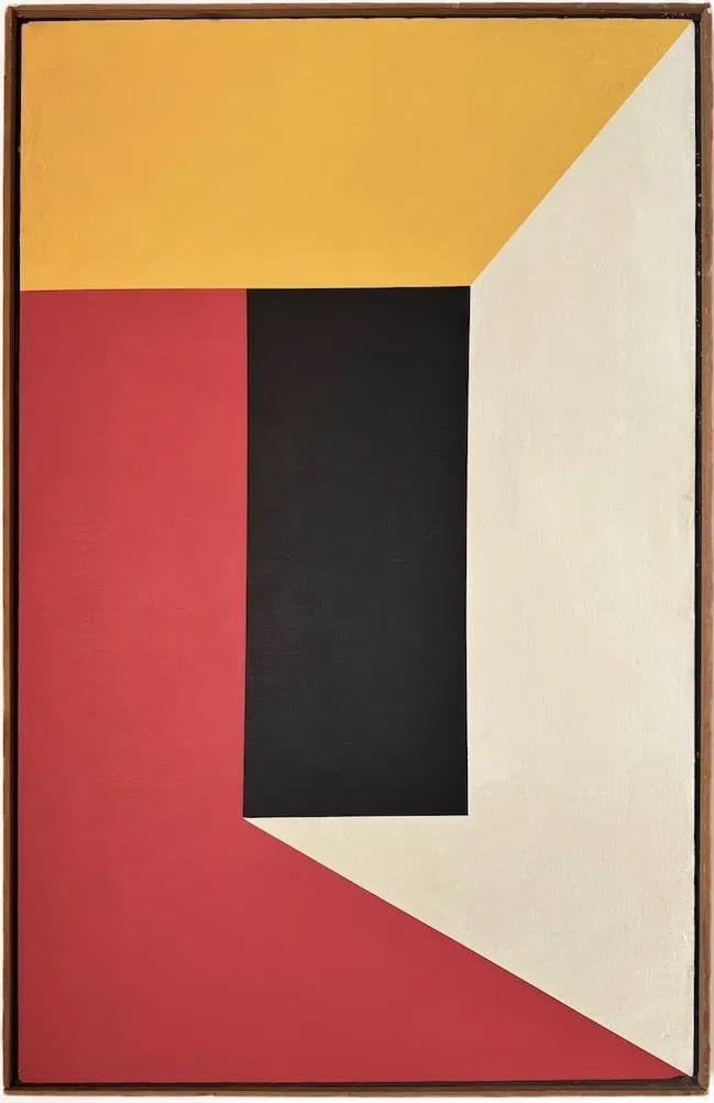 Artwork by Frederick Hammersley, Untitled, Made of oil on canvas
