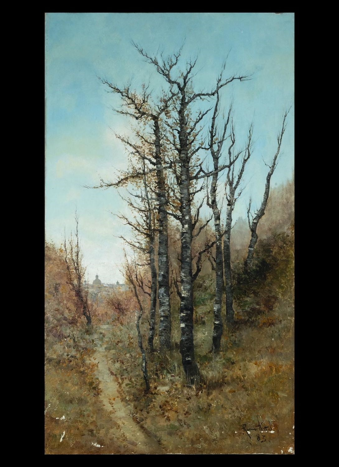 Artwork by Jose Ramos Artal, Pareja de vistas de poblado, Made of Firmados