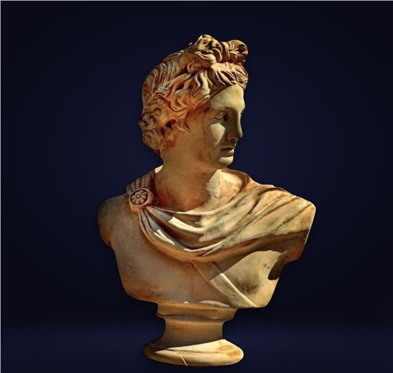Italian School, 20th Century | Busto de Apolo Pitico Belvedere | MutualArt