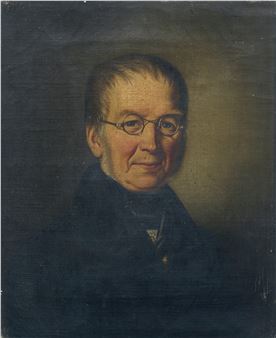 Bildnis Johann Traugott Lehmann / Bildnis Johanne Rosine Lehmann - Ernest Christian Weser
