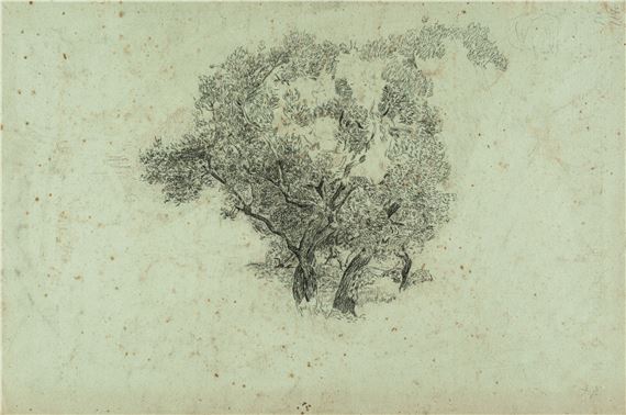 Zwei Olivenbäume by Otto Greiner, 1890