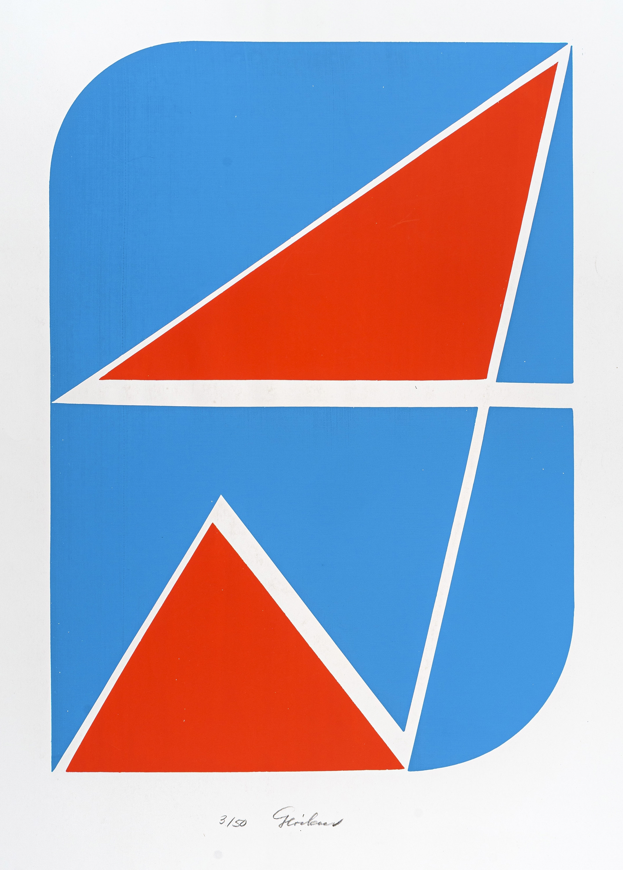 Artwork by Hermann Glöckner, 583   Hermann Glöckner, Made of Serigraph in colours