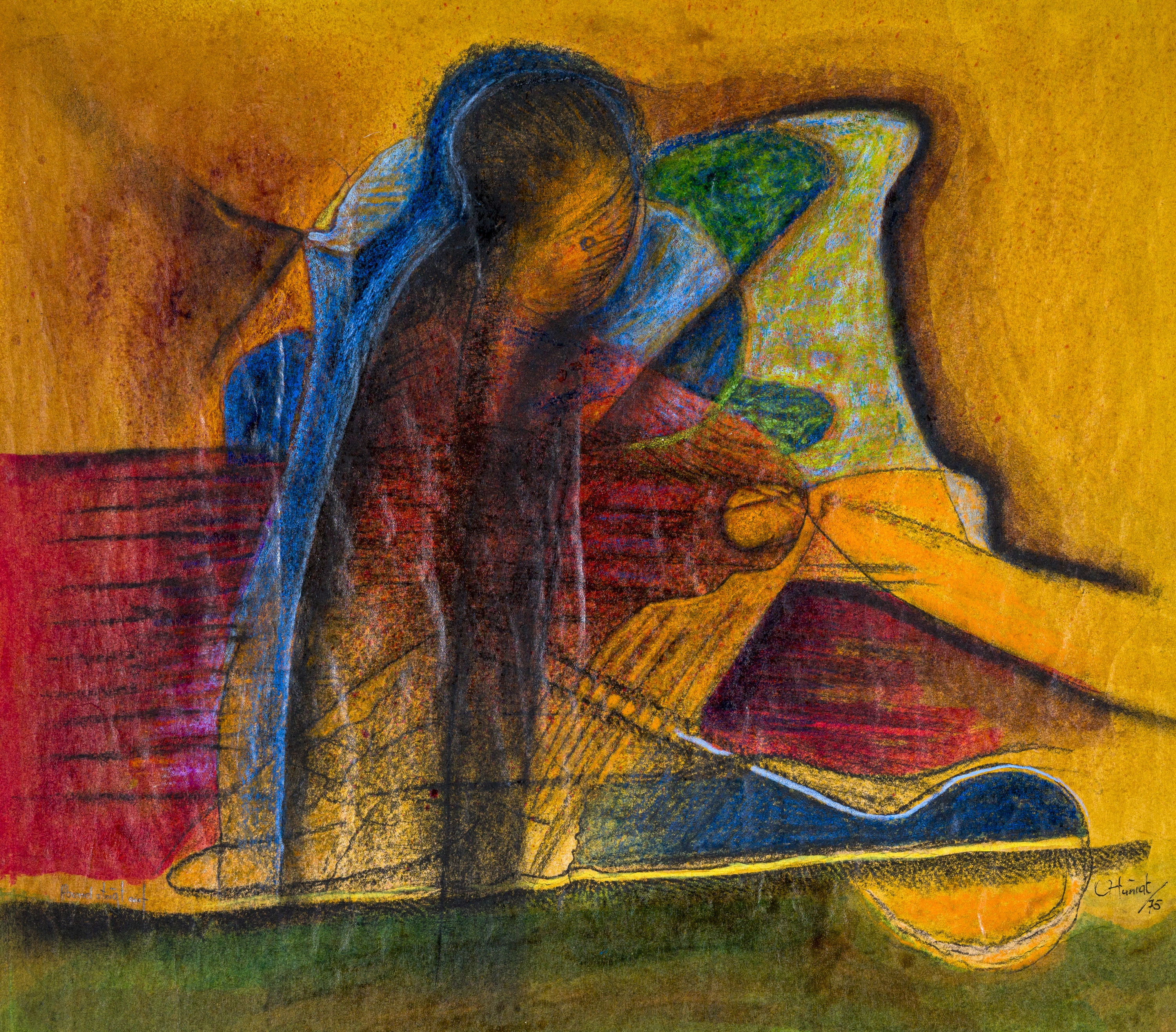 Artwork by Günther Huniat, 637   Günther Huniat, Made of pencil drawings