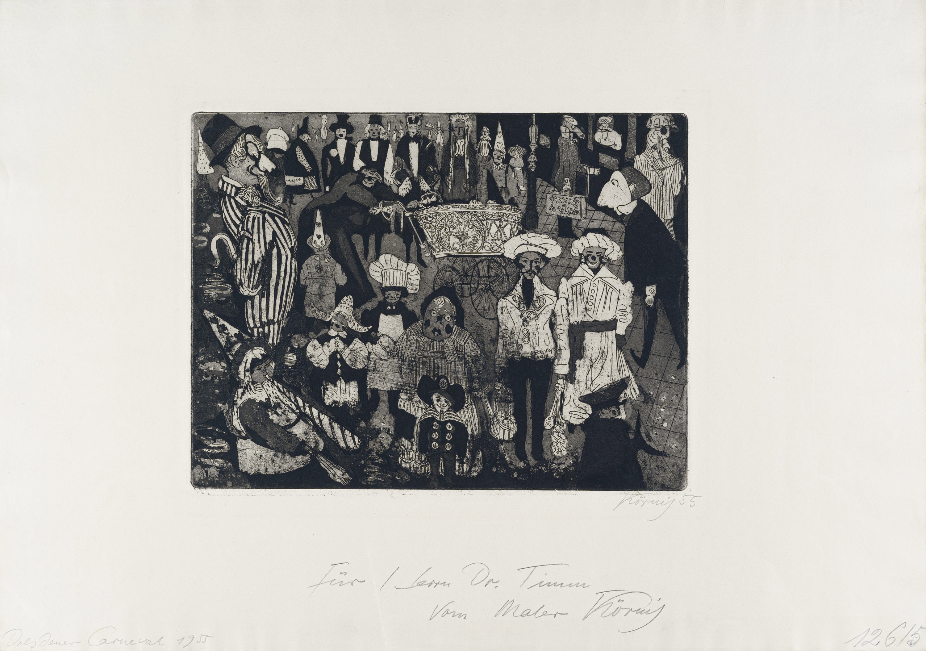 Artwork by Hans Körnig, 653   Hans Körnig, Made of Aquatint