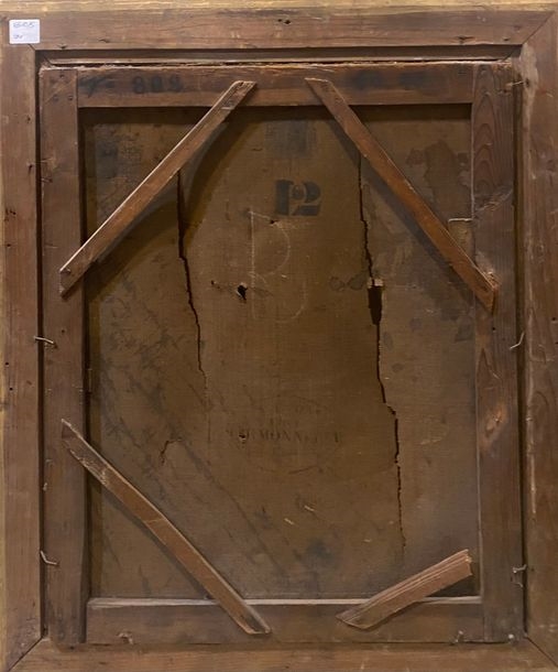 Jean Michel Grobon | Charette and house (1770 - 1853) | MutualArt