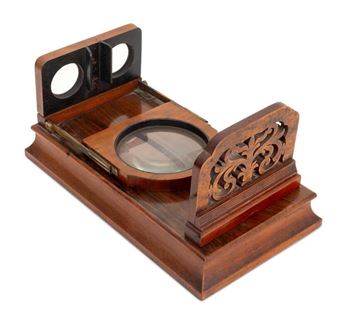 Victorian Chadburn & Son Walnut Stereo Viewer