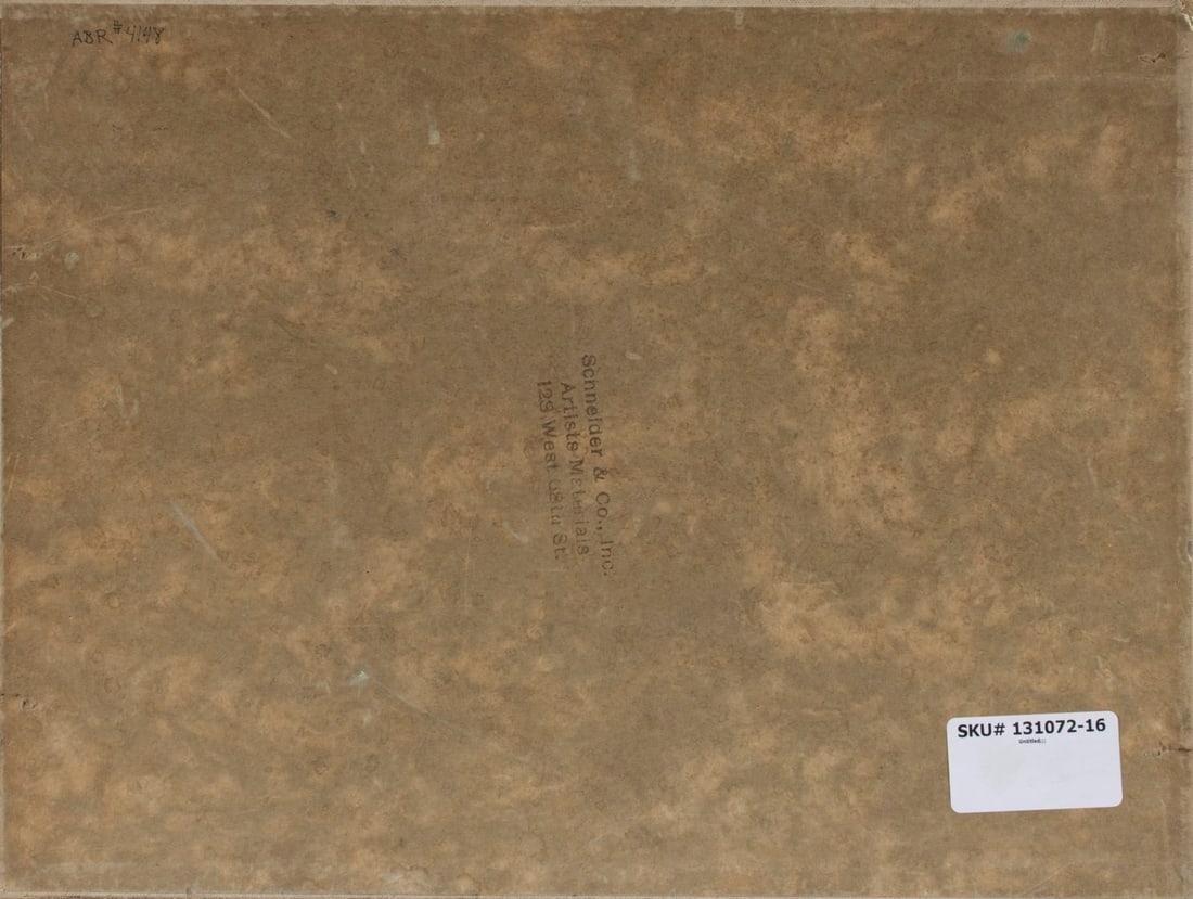 Artwork by Baumann, Harbor Scene, Made of oil on canvas board