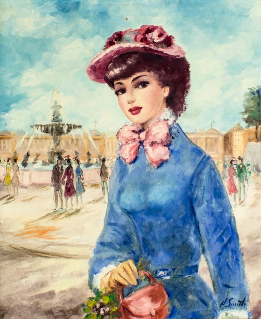 H. Smith | Lady in Paris | MutualArt