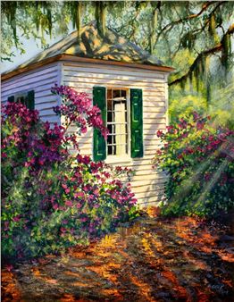 Landscape with Cottage - Douglas Grier