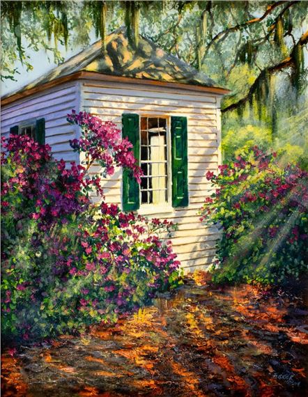 Landscape with Cottage by Douglas Grier, 2004